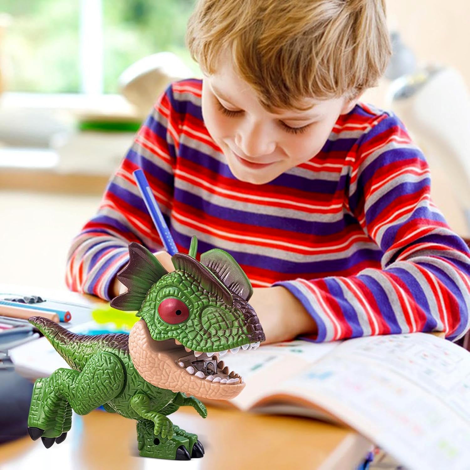 5-In-1 Dinosaur Stationery Gift Set for Kids 5-In-1 Dinosaur Stationery Gift Set for Kids